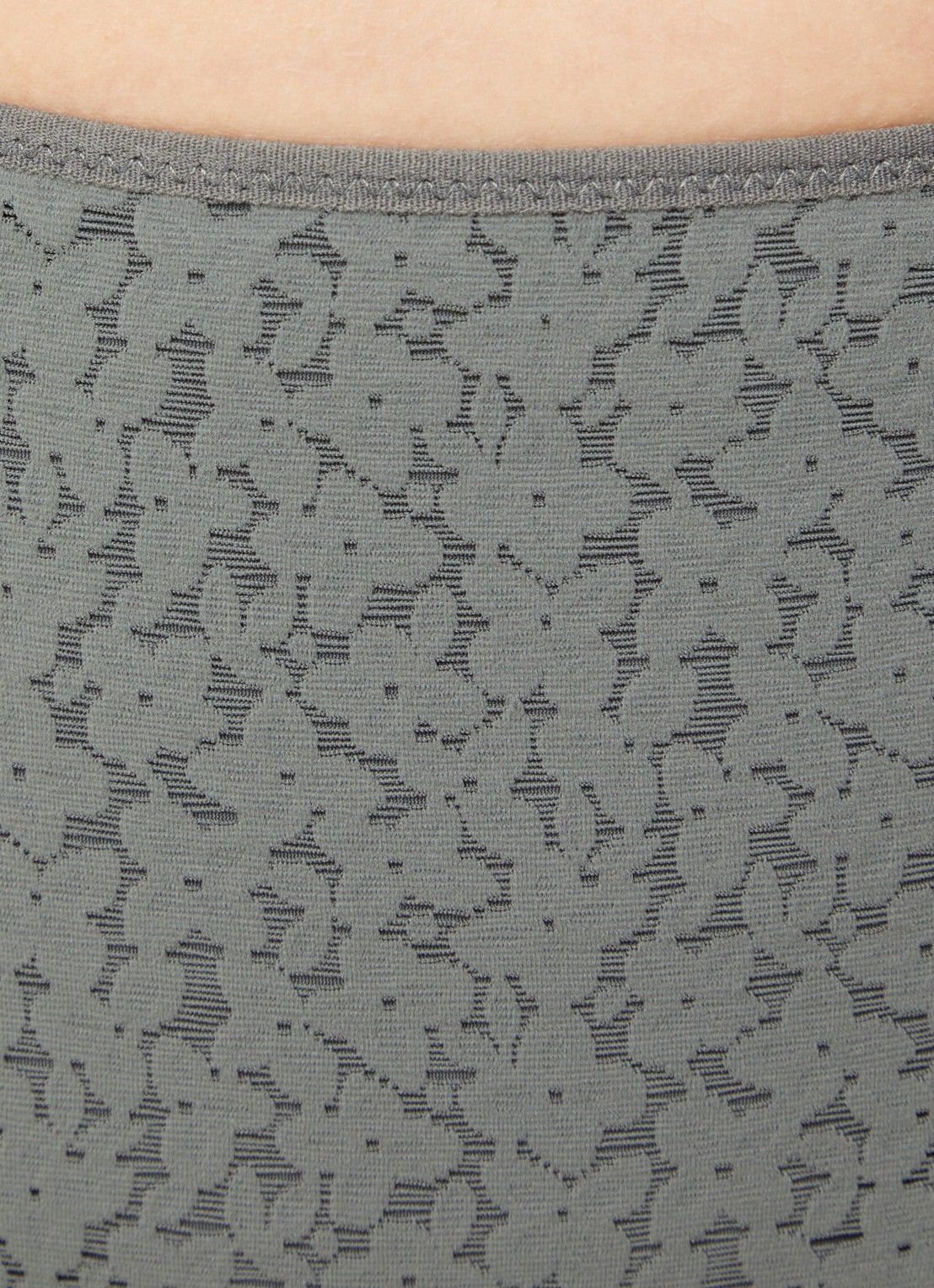 Chantelle High waisted slip met kant - detail 2 olijfgroen