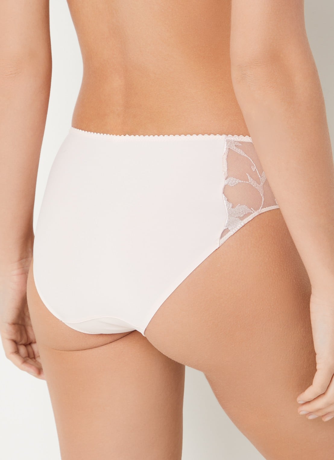 Chantelle Hipster met details van kant - achterkant 5 lichtroze