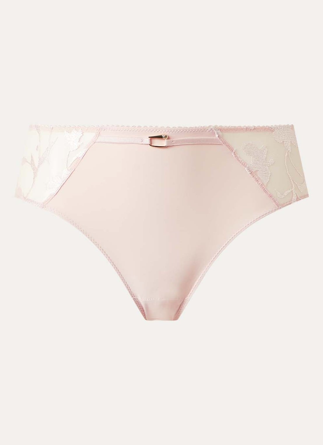 Chantelle Hipster met details van kant - voorkant lichtroze