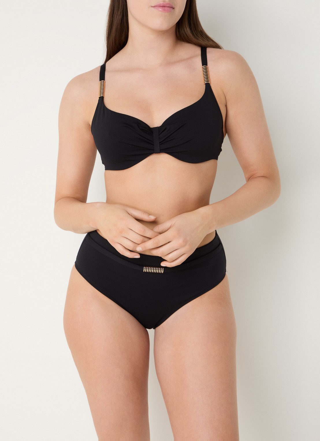 Chantelle Icon bikinitop met beugel - voorkant 3 zwart