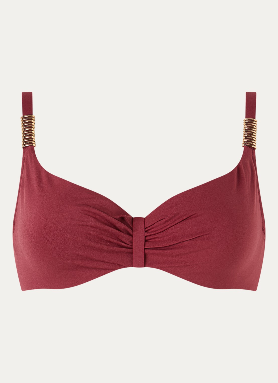 Chantelle Icon bikinitop met beugel - voorkant 4 donkerrood