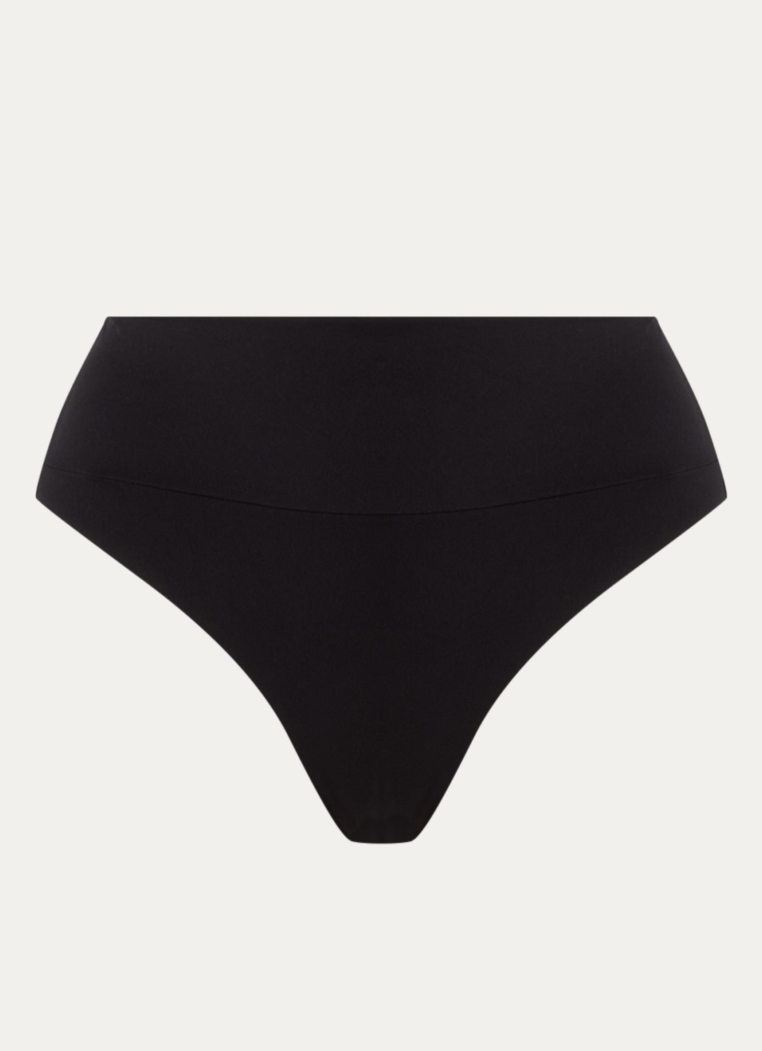 Chantelle Icon high waisted bikinislip - voorkant 2 zwart