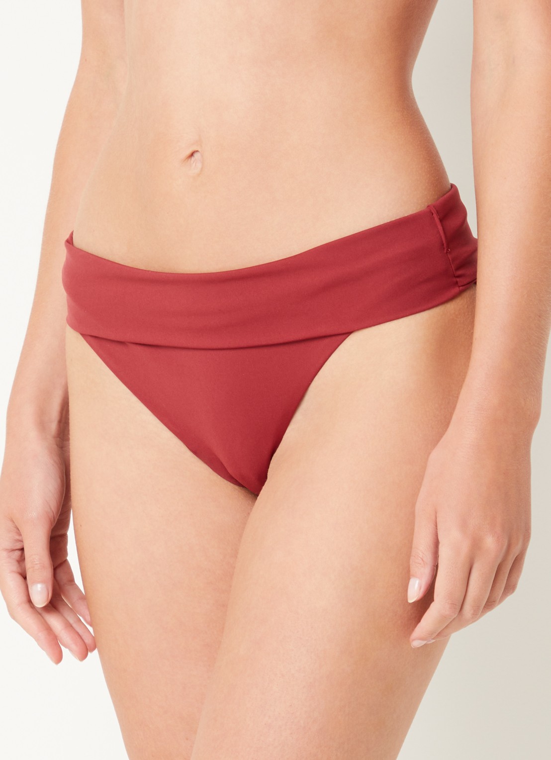 Chantelle Icon high waisted bikinislip - voorkant 5 donkerrood