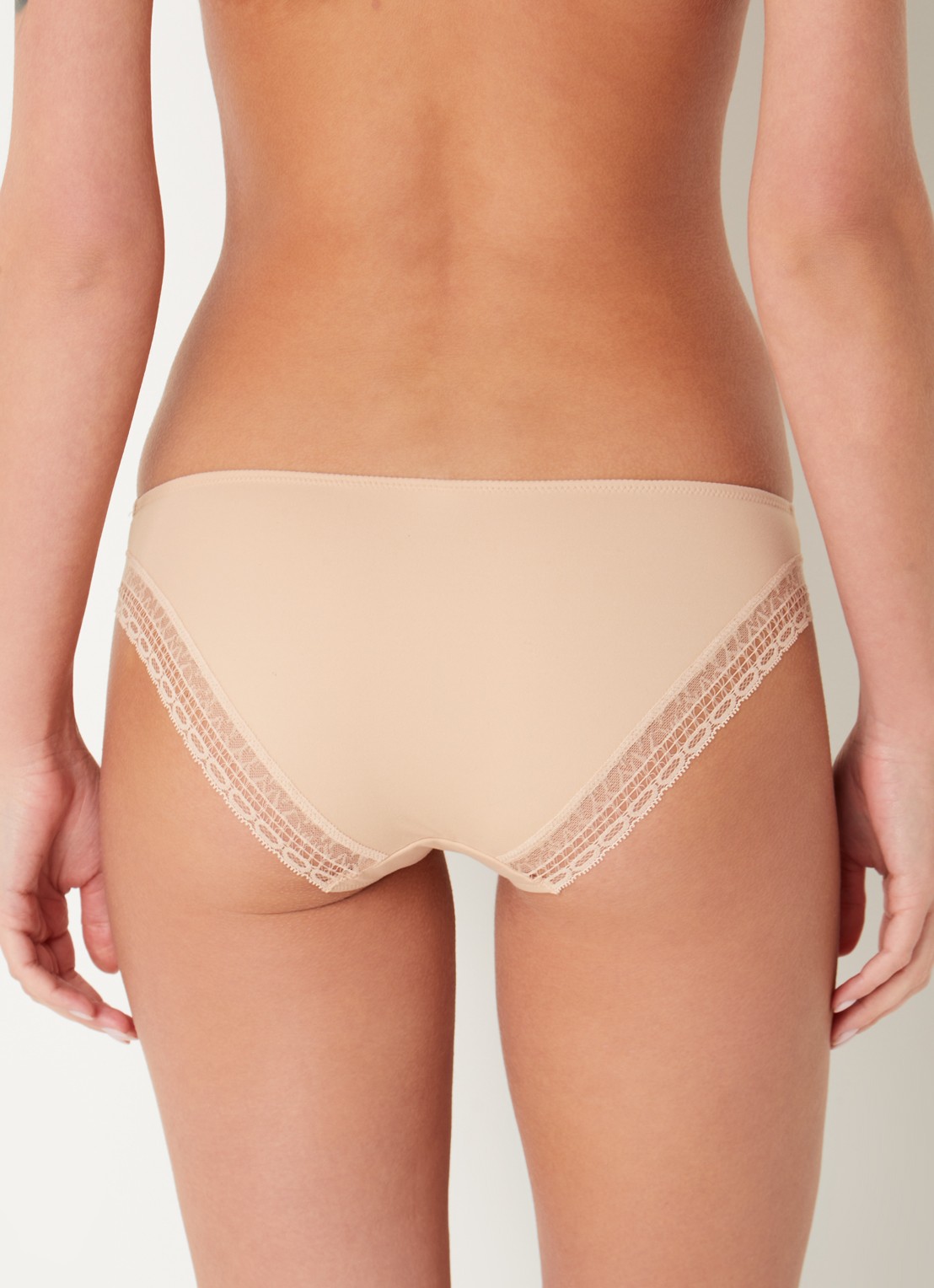 Chantelle Impression slip met kant - achterkant creme