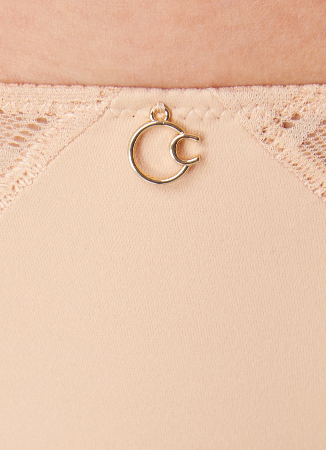 Chantelle Impression slip met kant - detail 5 creme
