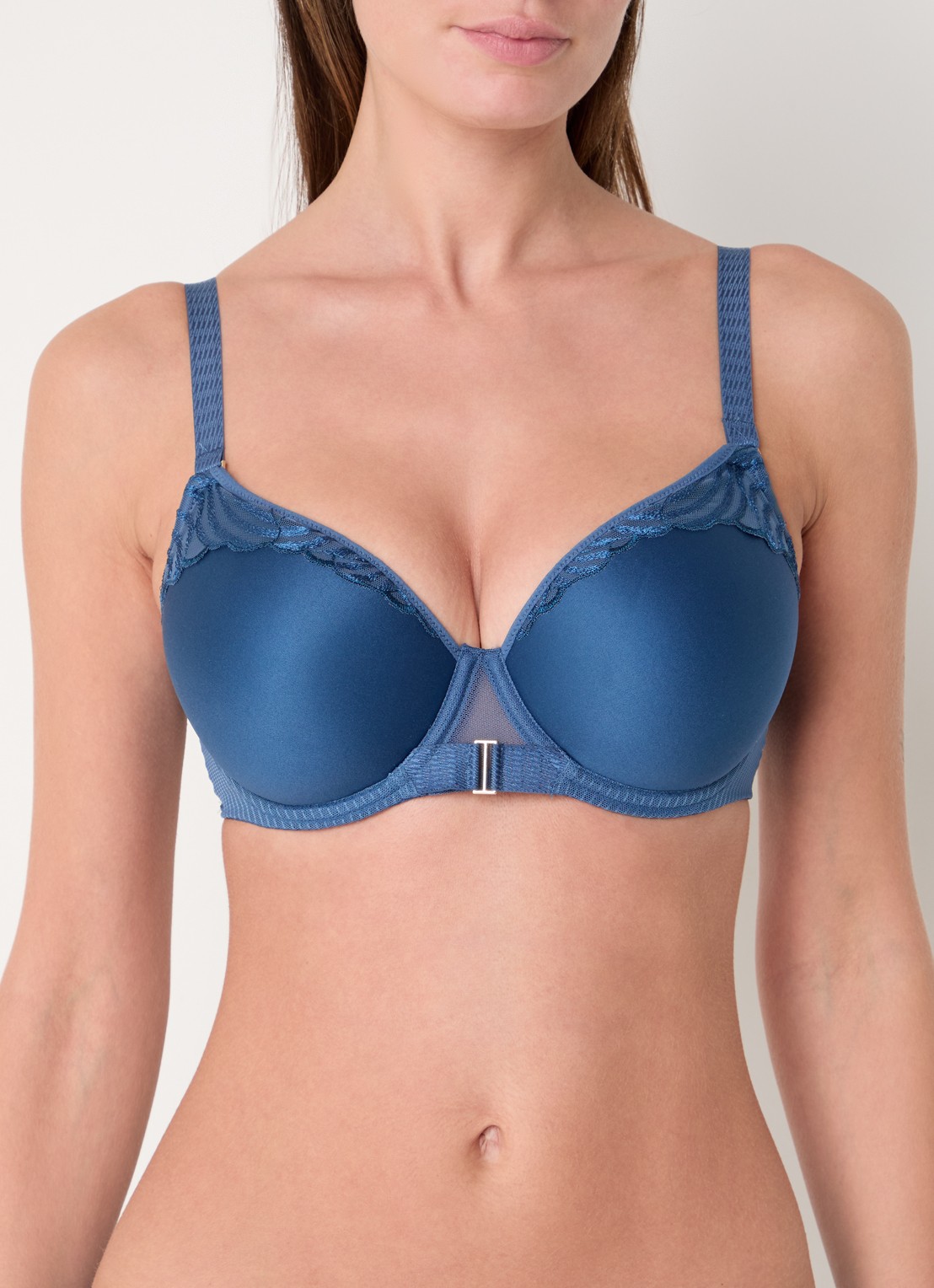 Chantelle Legend voorgevormde bh met beugel - detail donkerblauw