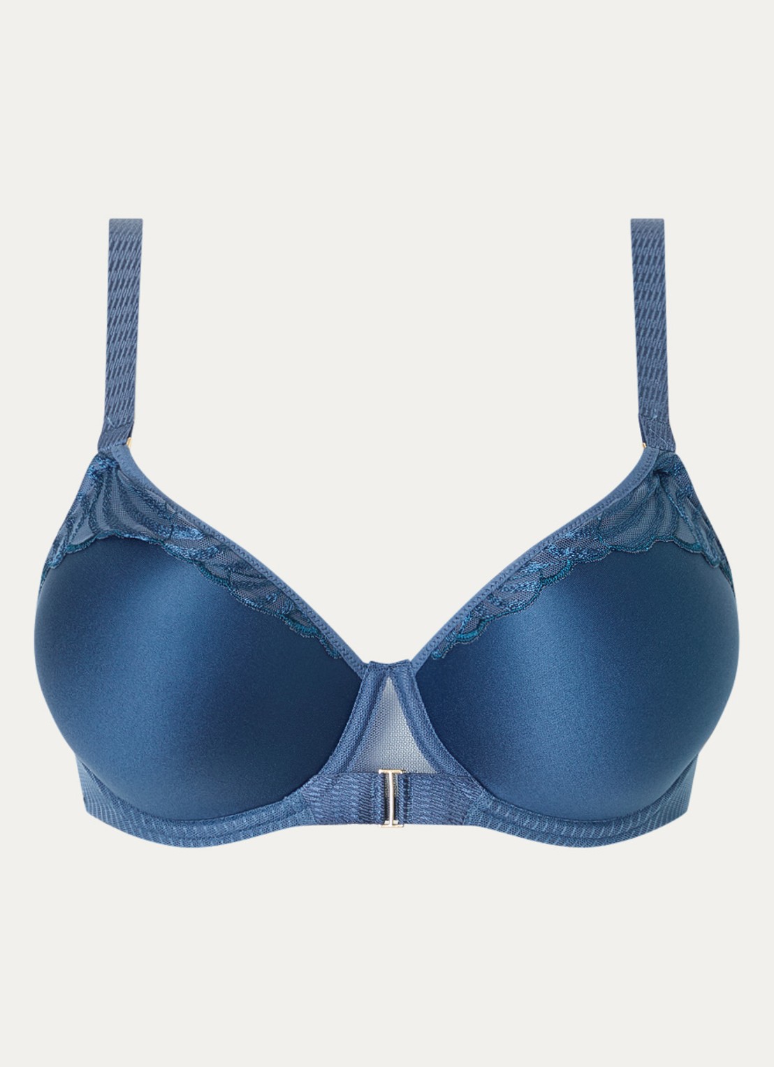 Chantelle Legend voorgevormde bh met beugel - voorkant 4 donkerblauw