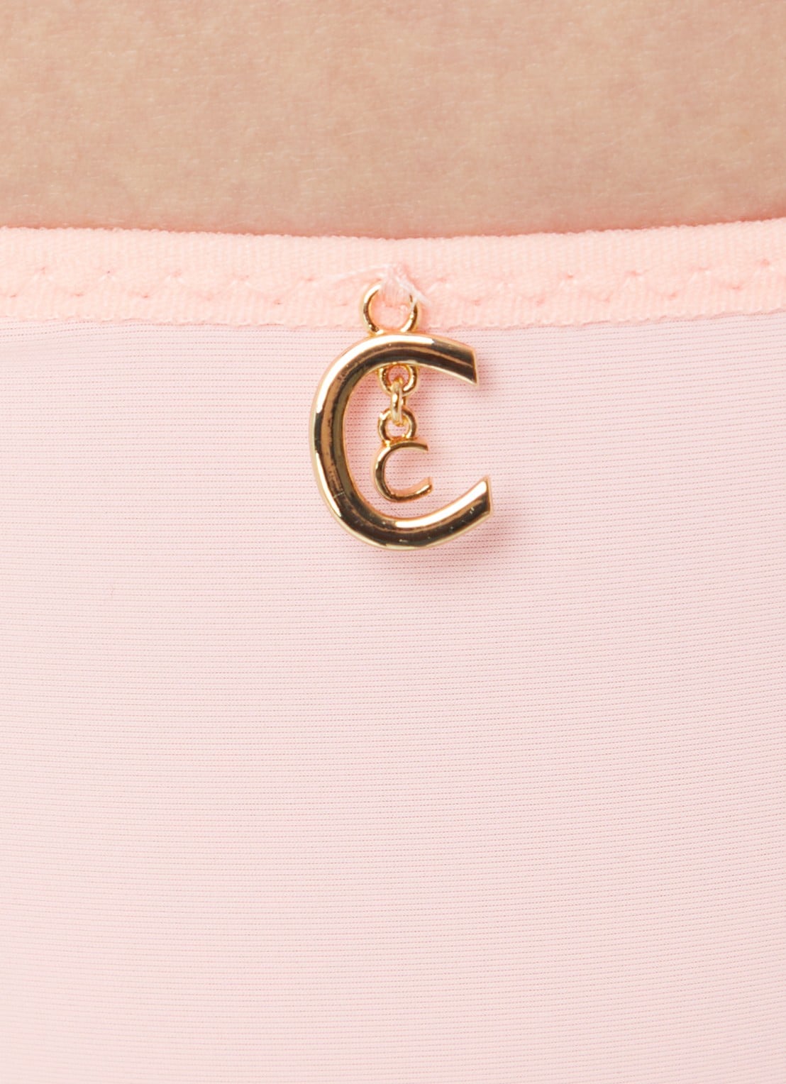 Chantelle Li slip van kant - detail 5 zalmroze