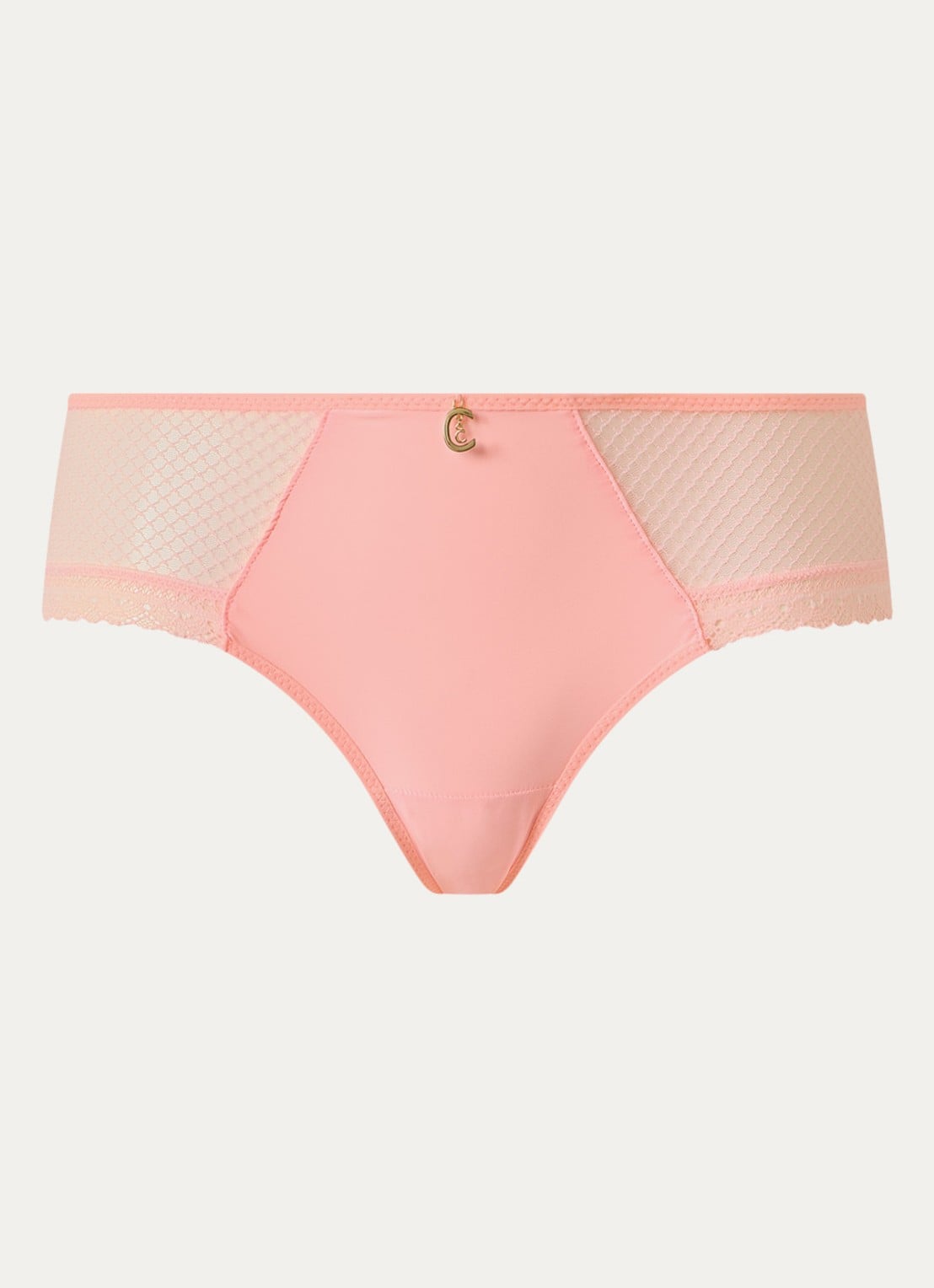 Chantelle Li slip van kant - voorkant 2 zalmroze