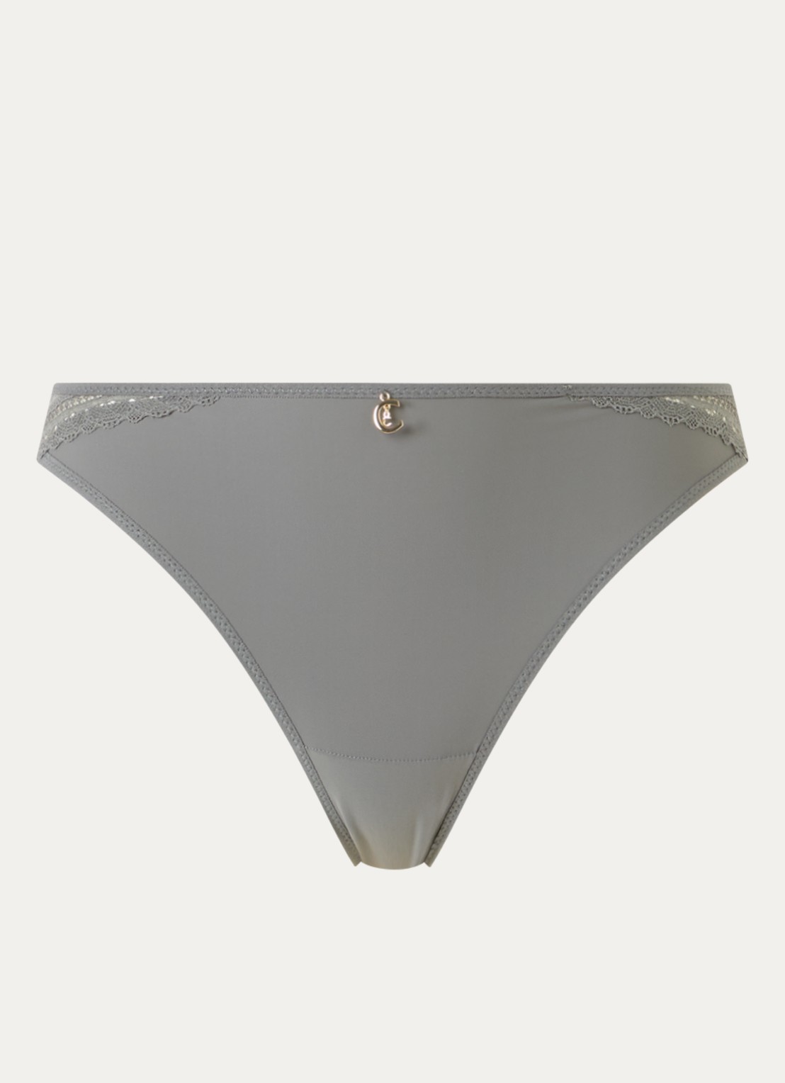 Chantelle Li tanga met kant - voorkant bronsgroen