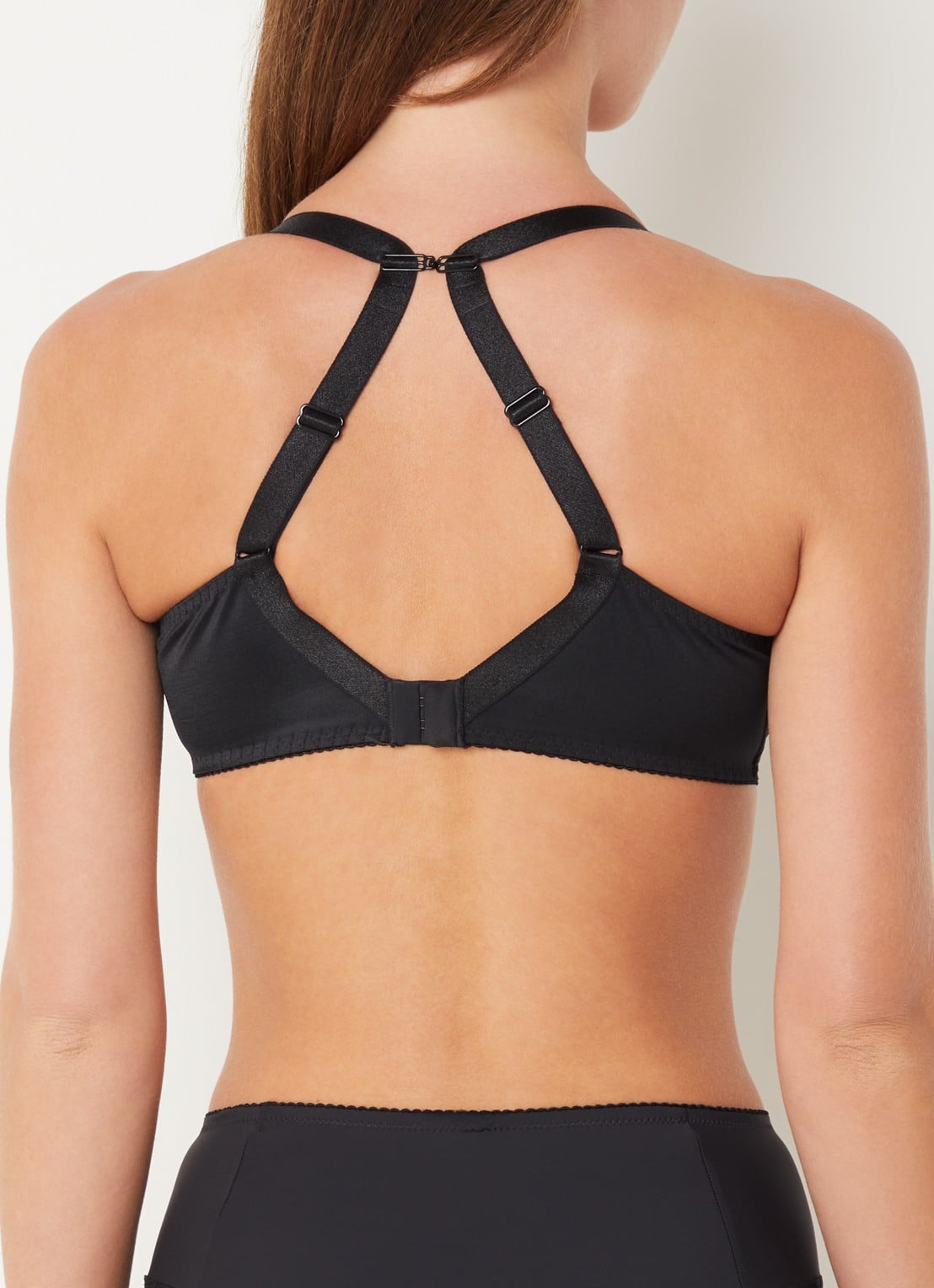 Chantelle Majestic beugel bh van mesh met borduring - detail 5 zwart