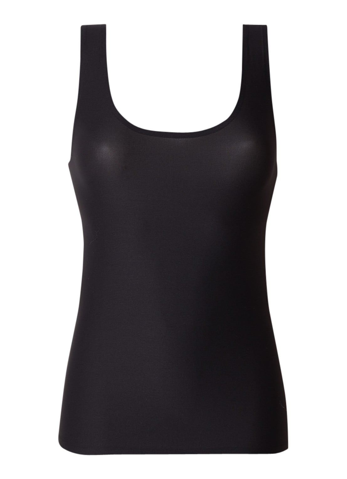 Chantelle Naadloze tanktop - voorkant zwart
