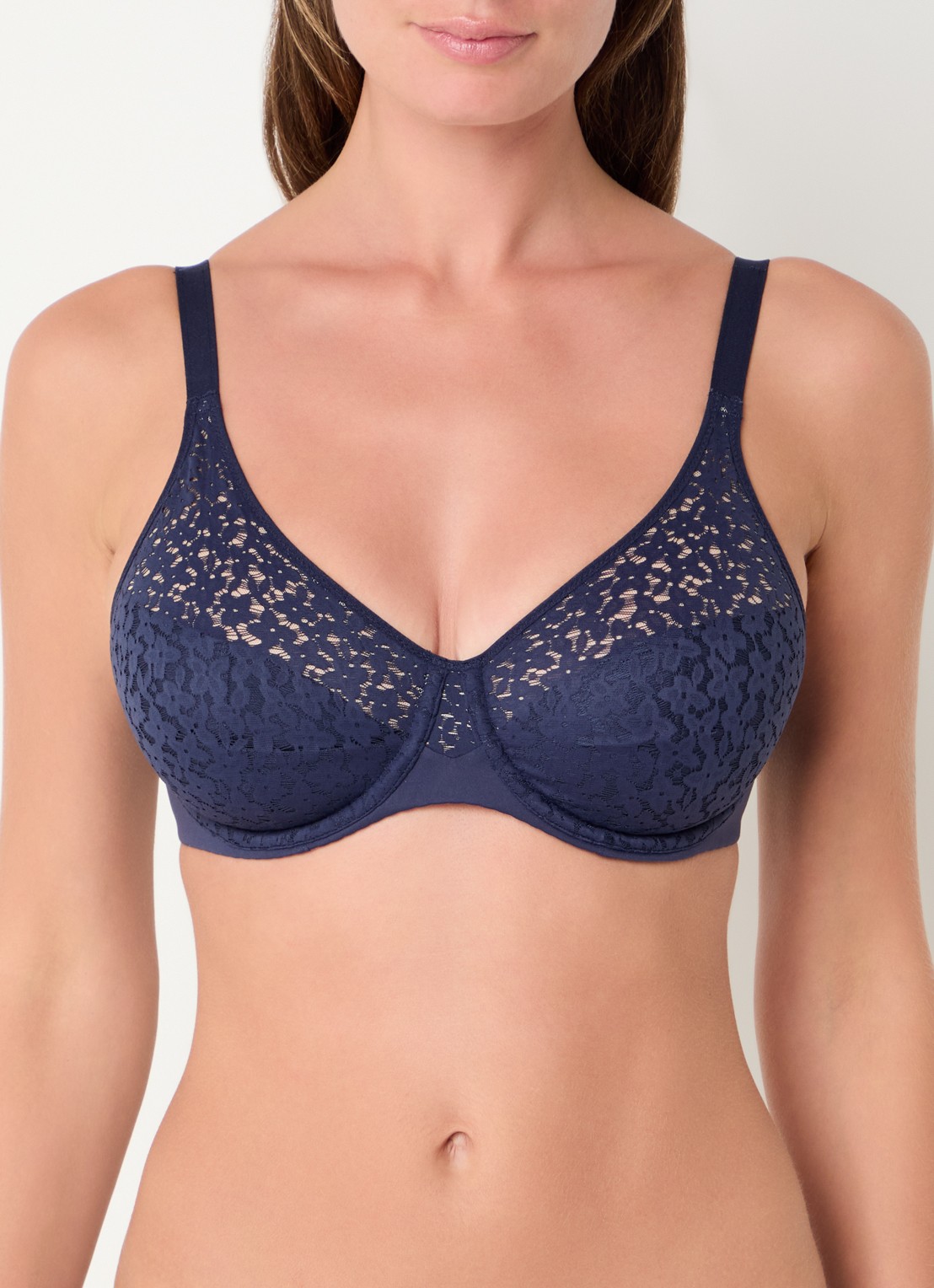 Chantelle Norah beugel bh van kant - detail 3 donkerblauw