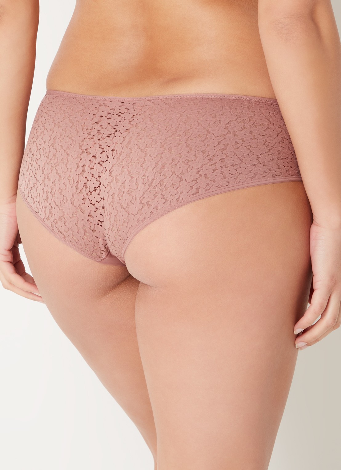 Chantelle Norah shorty met kant - achterkant 5 oudroze