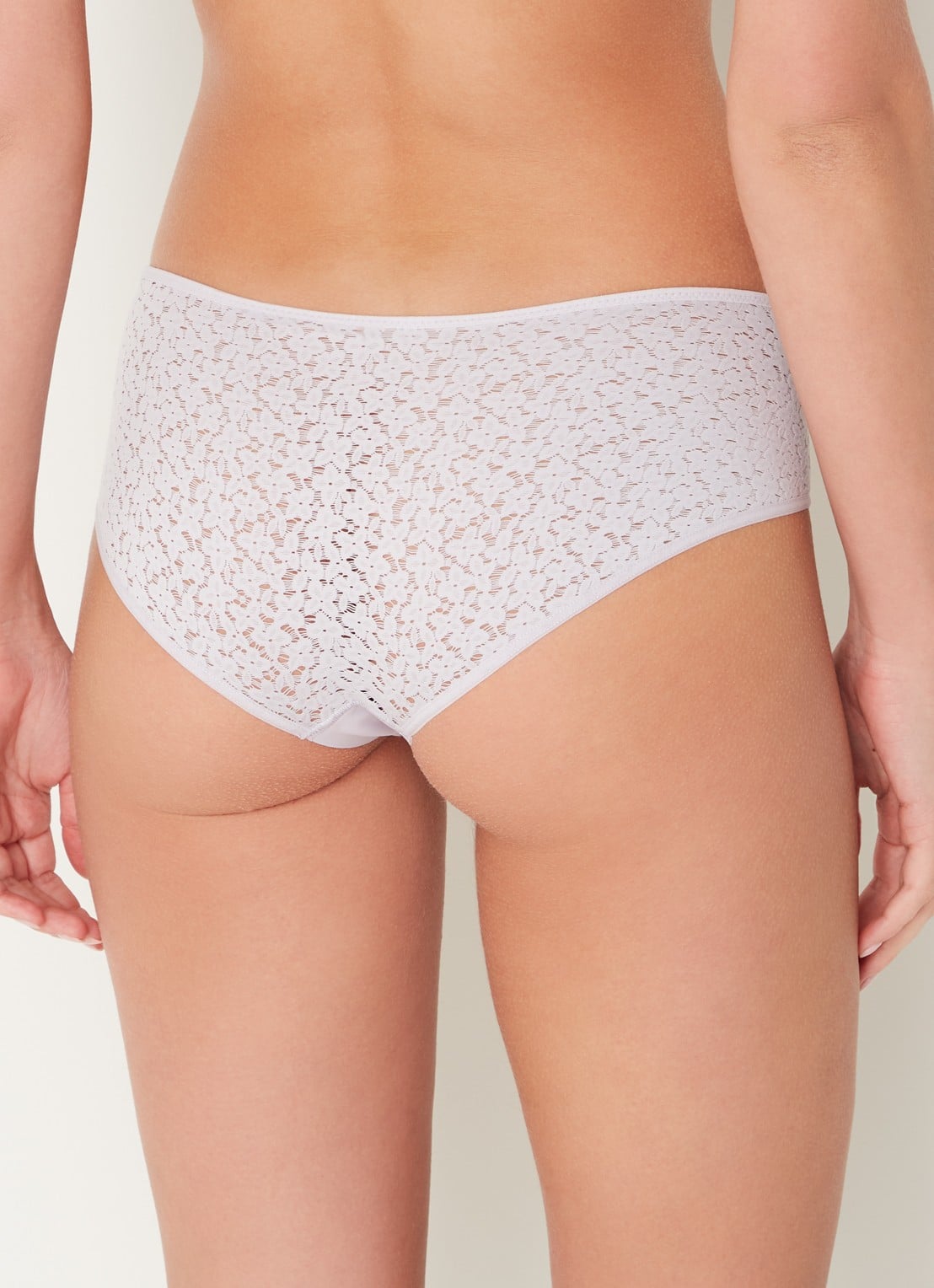 Chantelle Norah shorty met kant - achterkant lichtpaars