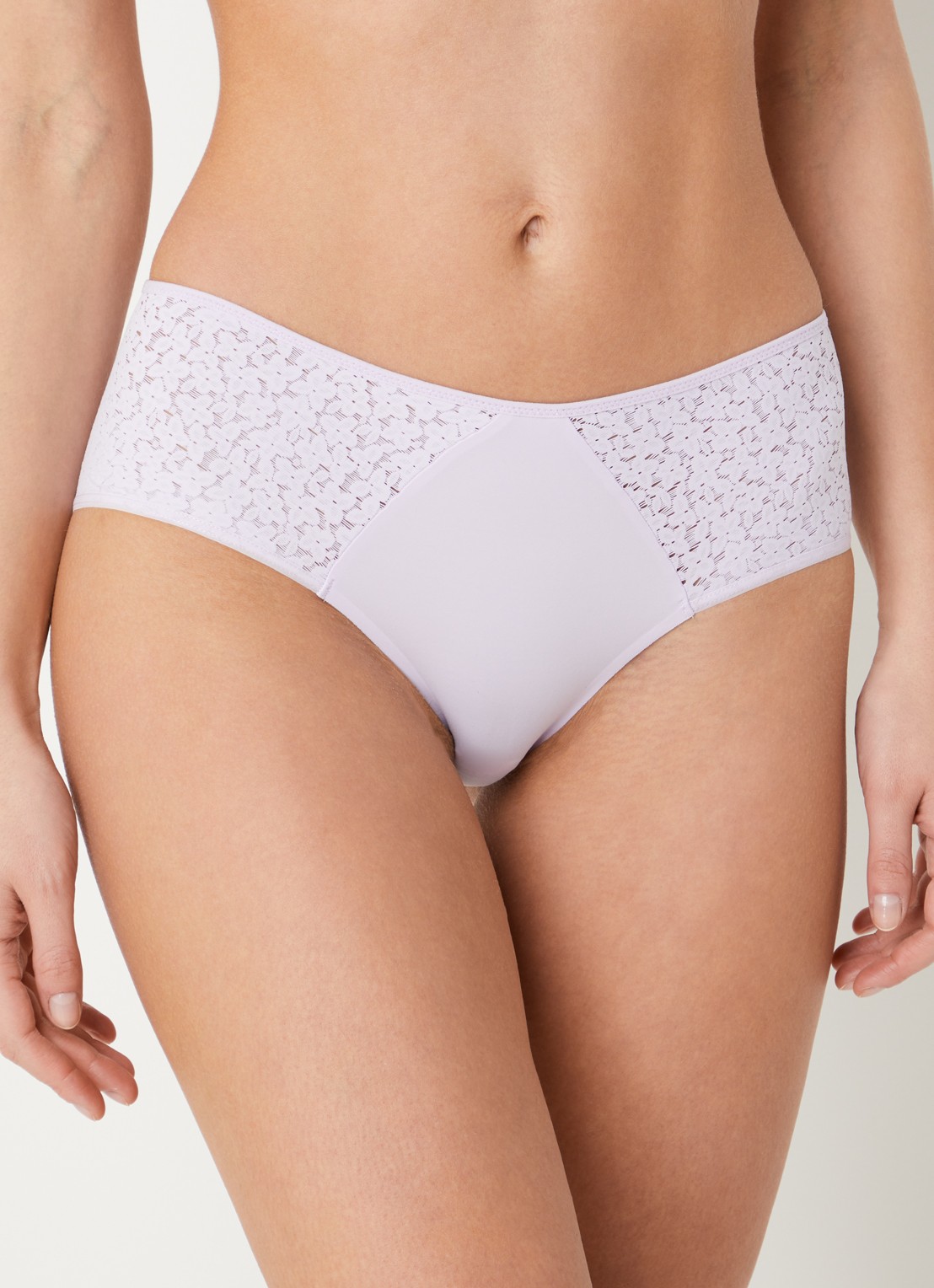 Chantelle Norah shorty met kant - voorkant 9 lichtpaars