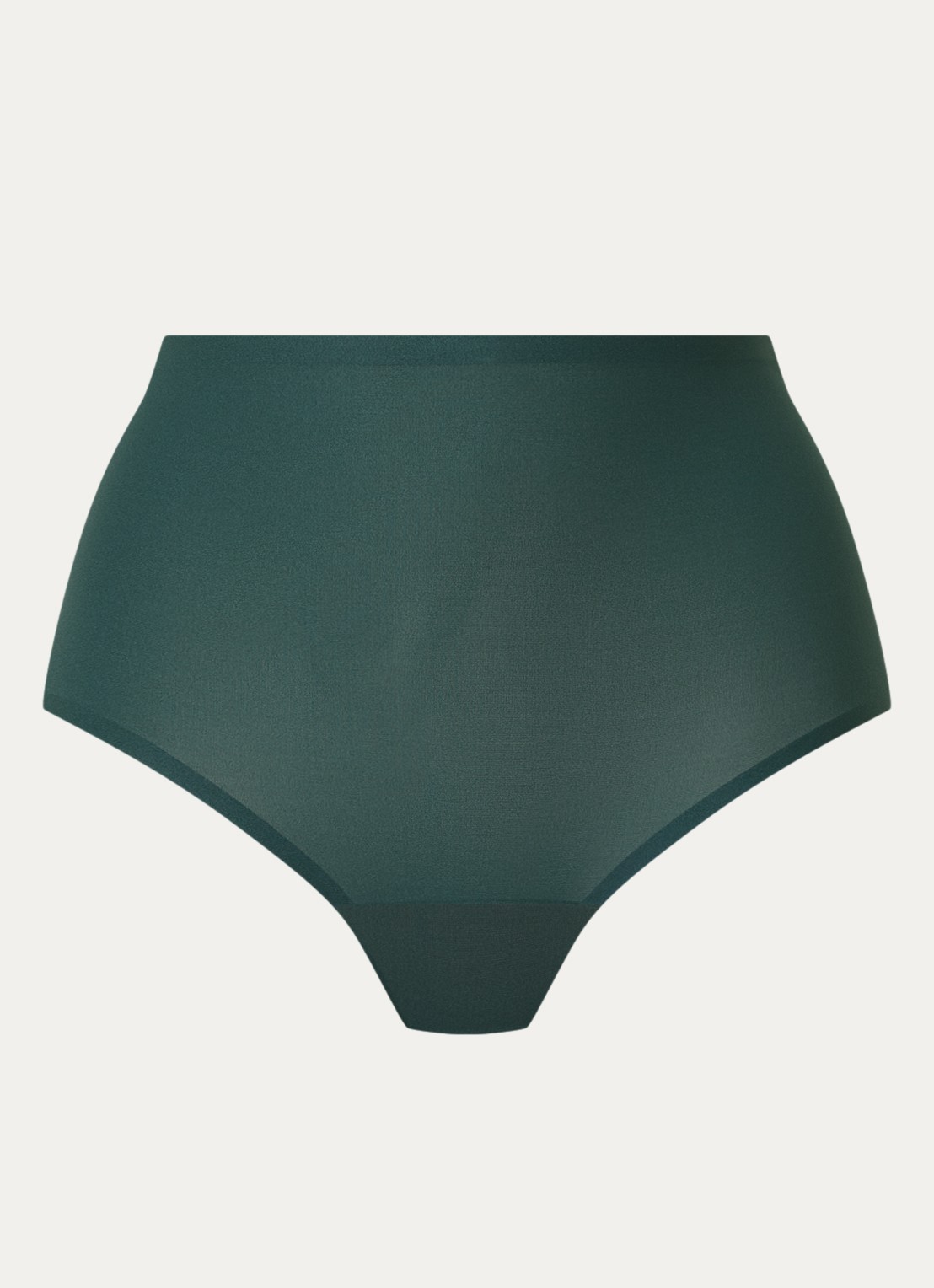 Chantelle One-size-fits-all high waisted naadloze slip - voorkant 4 donkergroen