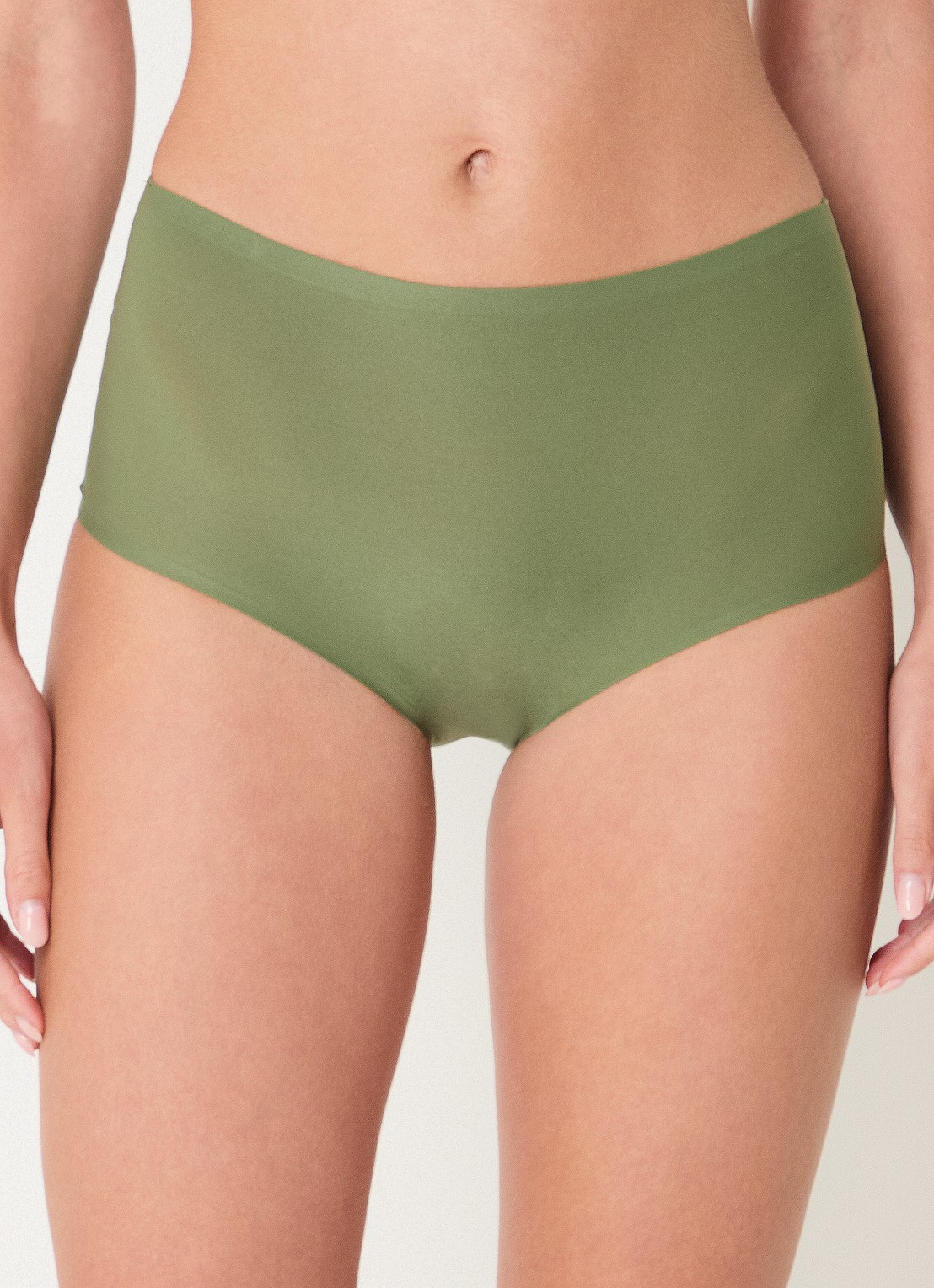 Chantelle One-size-fits-all high waisted naadloze slip - detail groen