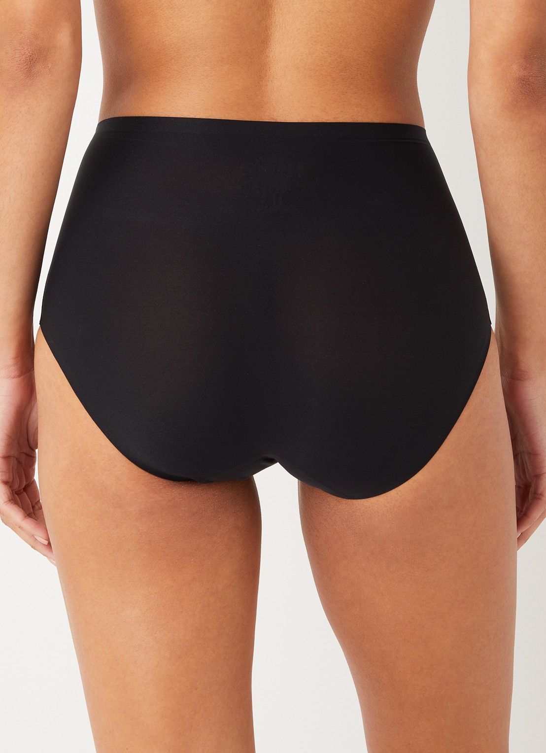 Chantelle One-size-fits-all high waisted naadloze slip - achterkant zwart