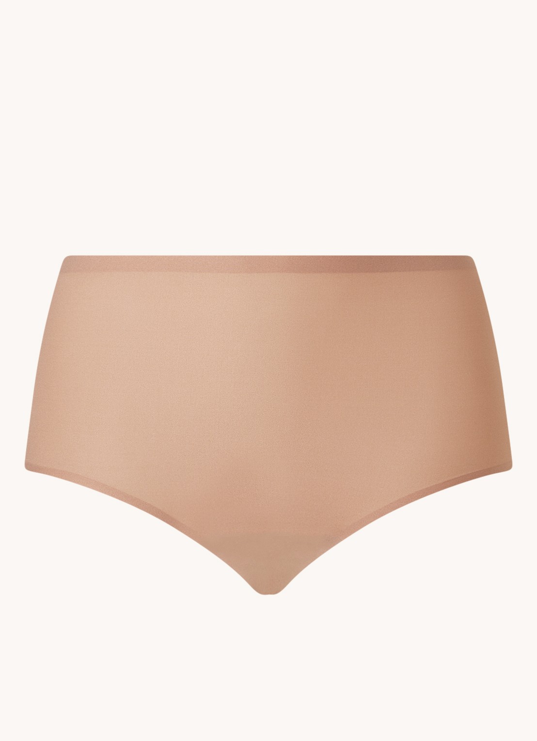 Chantelle One-size-fits-all high waisted naadloze slip - voorkant 2 zand