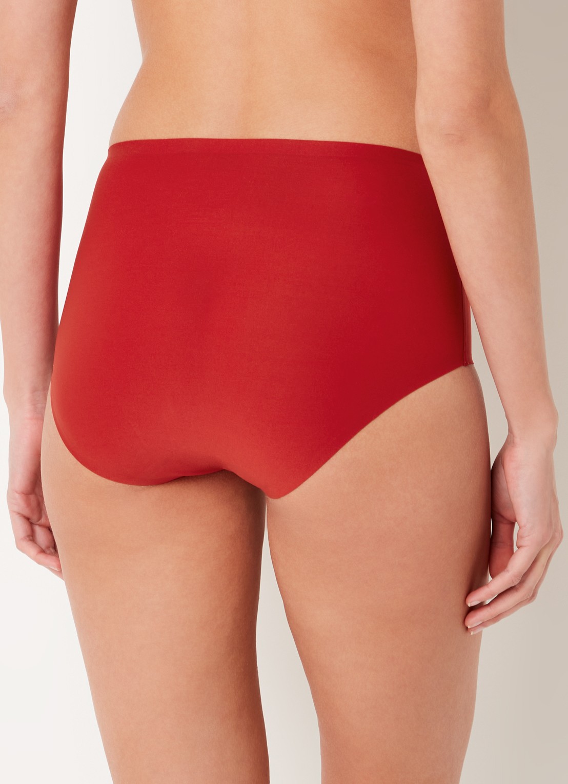 Chantelle One-size-fits-all high waisted naadloze slip - achterkant 3 rood