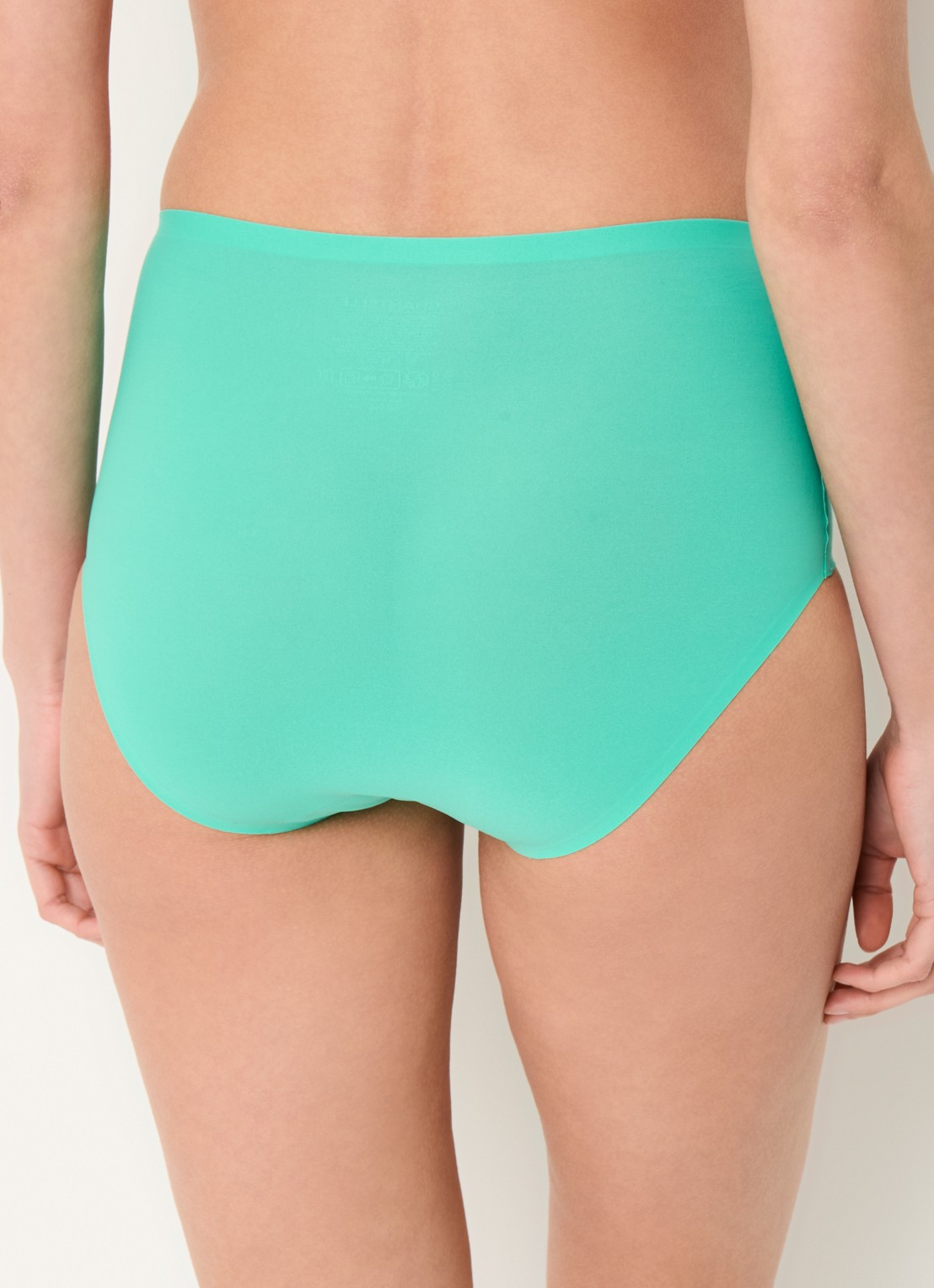 Chantelle One-size-fits-all high waisted naadloze slip - achterkant 4 zeegroen
