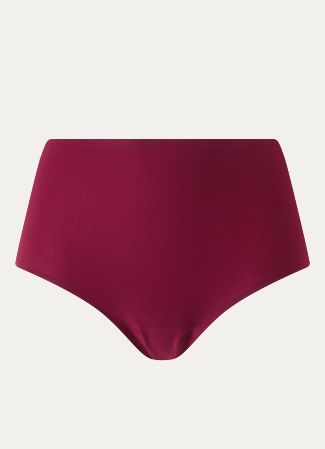 Chantelle One-size-fits-all high waisted naadloze slip - voorkant donkerrood