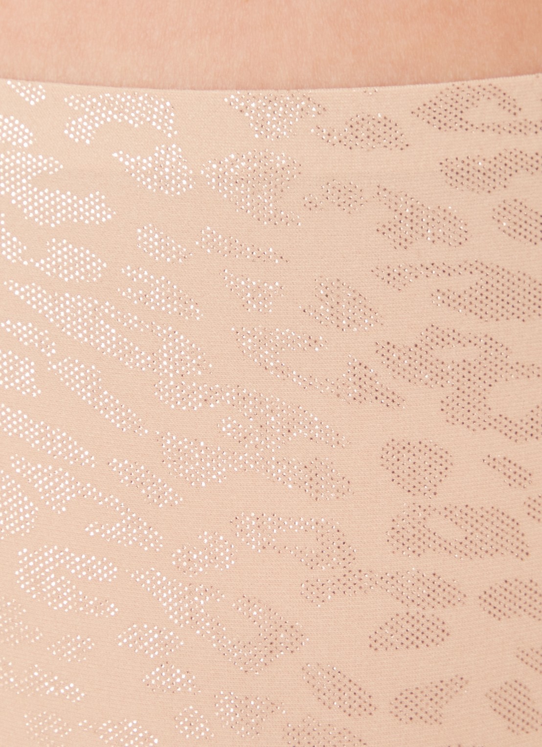Chantelle One-size-fits-all naadloze high waisted slip met metallic finish - detail 3 lichtgrijs