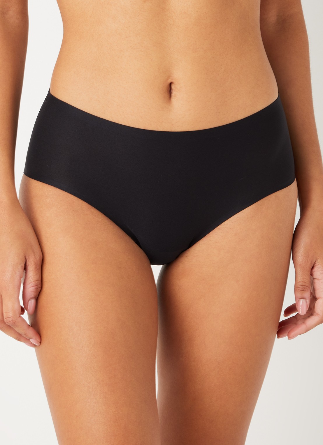 Chantelle One-size-fits-all naadloze hipster - detail zwart