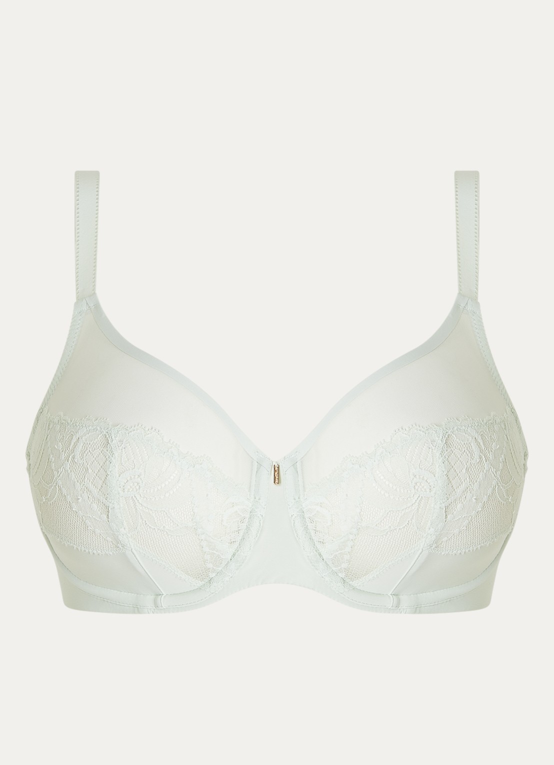 Chantelle Orangerie Dream beugel bh met kant - voorkant 4 mint