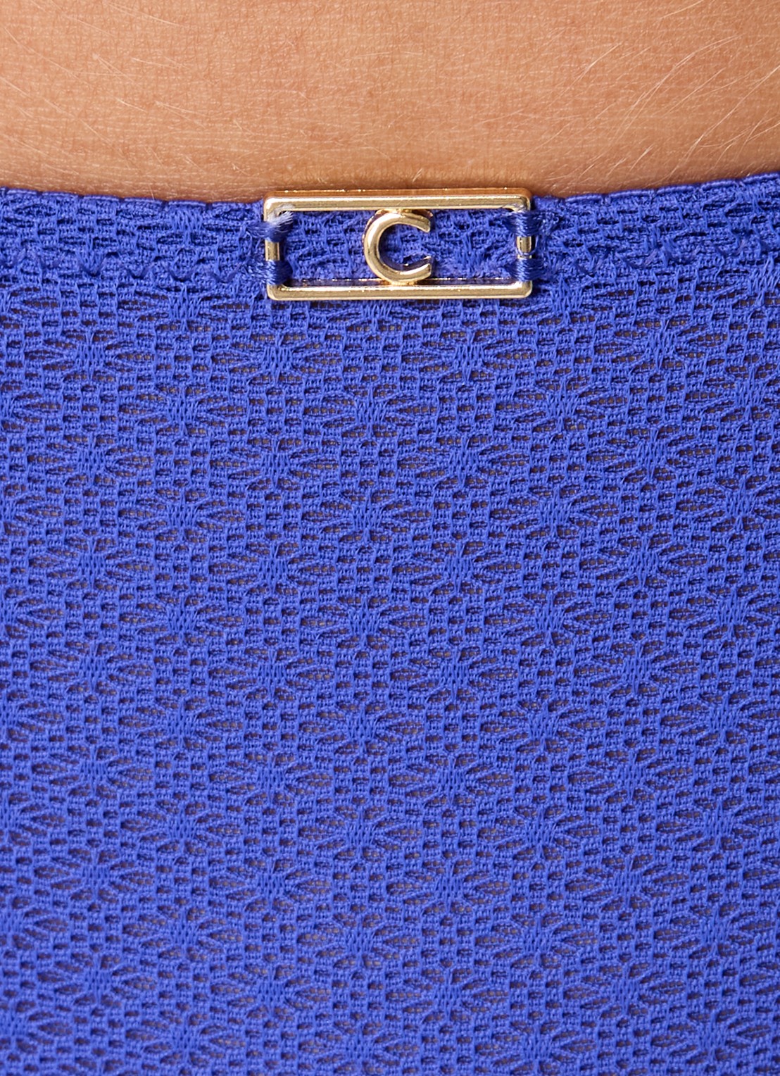 Chantelle Origins hipster van kant - detail 5 blauw