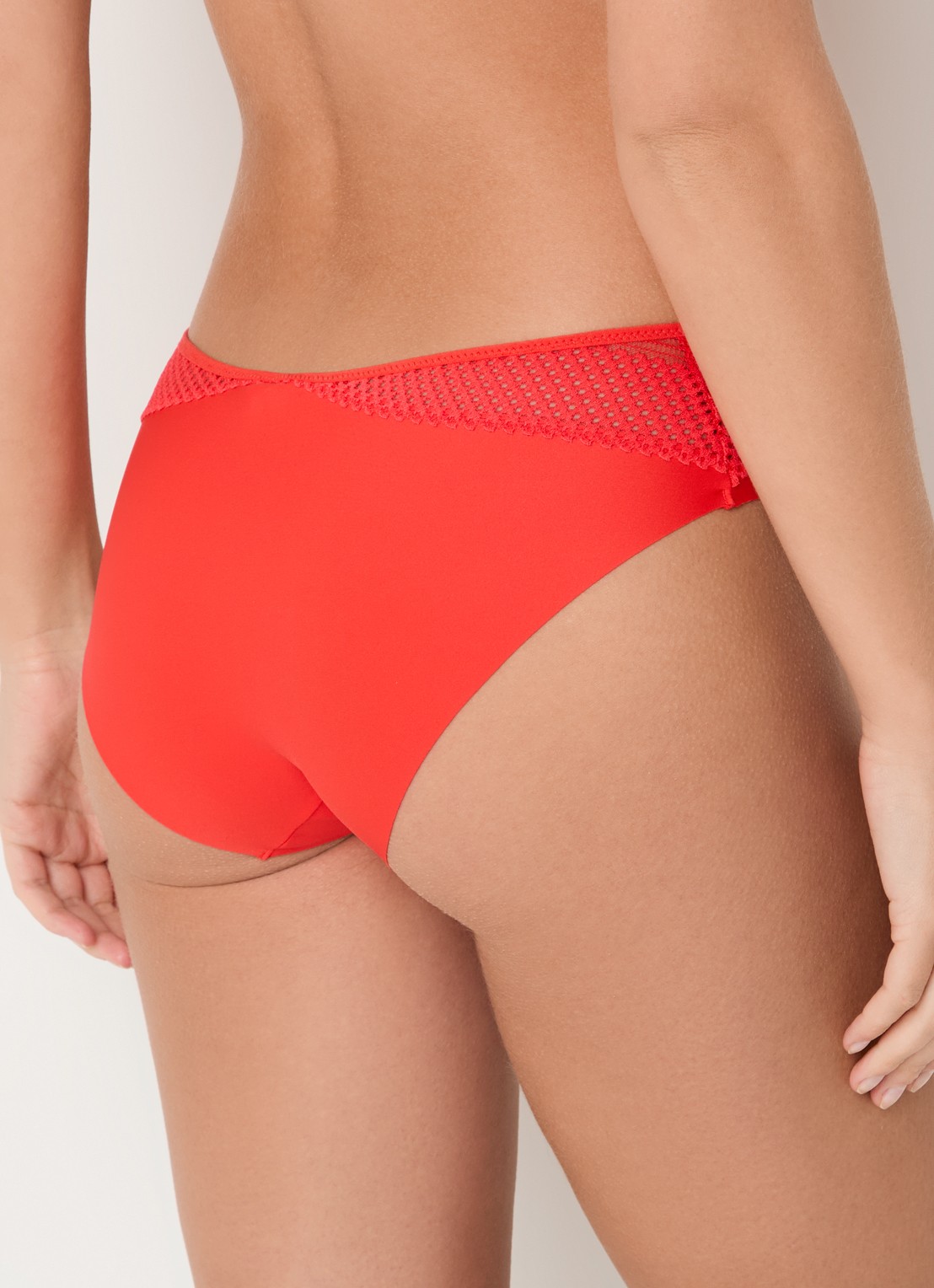 Chantelle Play hipster met kant - achterkant 5 rood