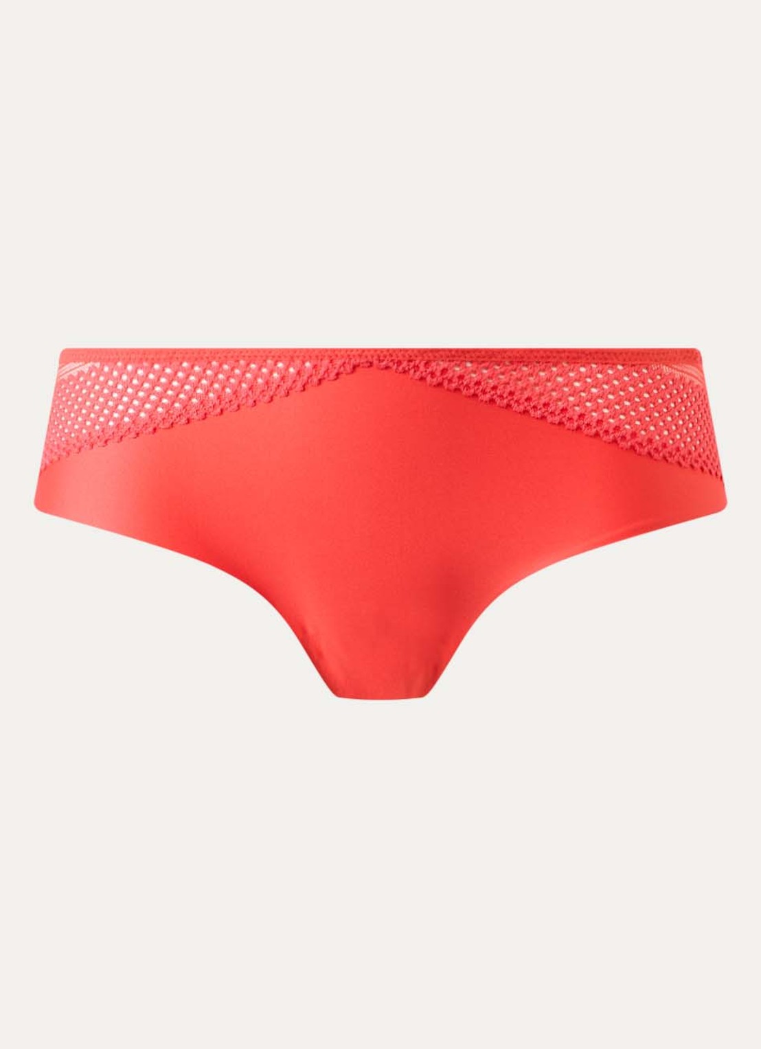 Chantelle Play hipster met kant - voorkant rood