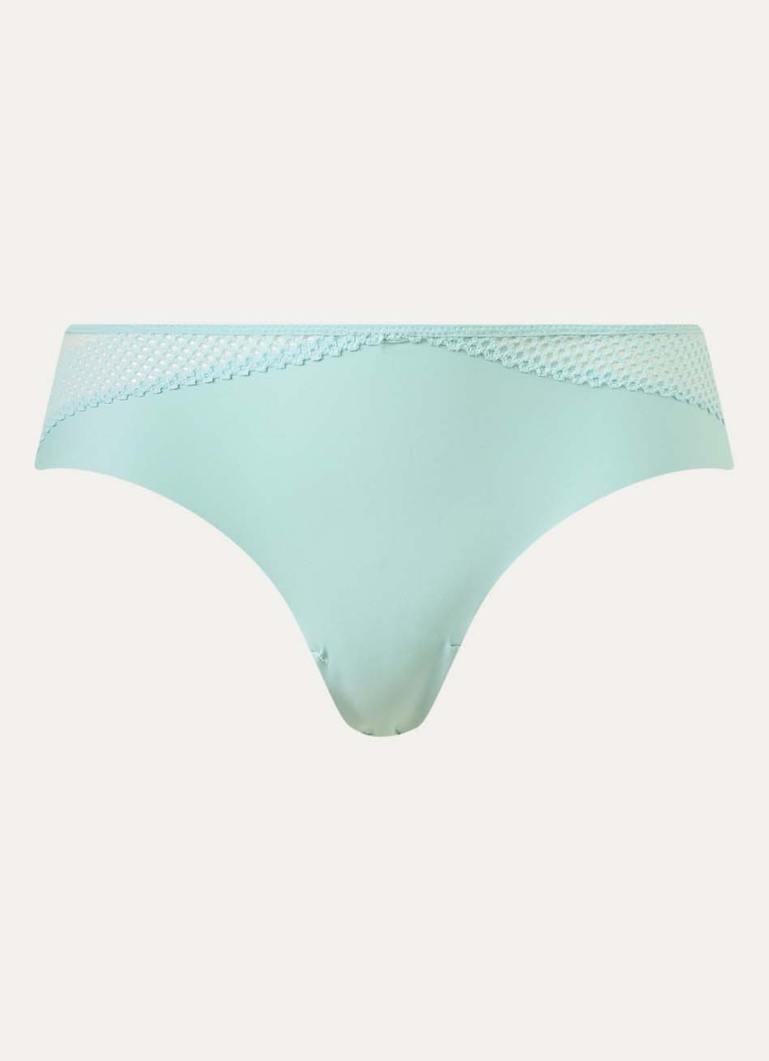 Chantelle Play hipster met kant - voorkant 4 mint