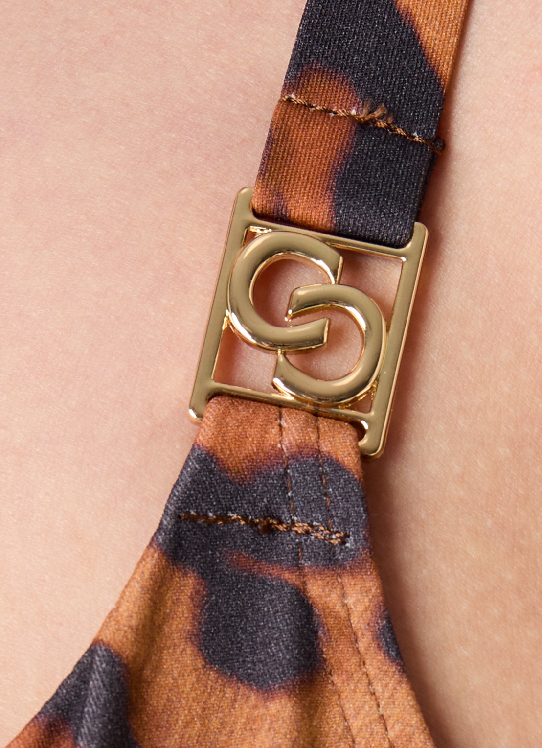 Chantelle Sauvage bikinitop met beugel - detail 5 bruin