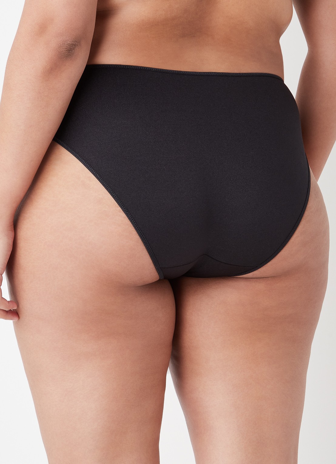 Chantelle Slip met borduring - achterkant 3 zwart
