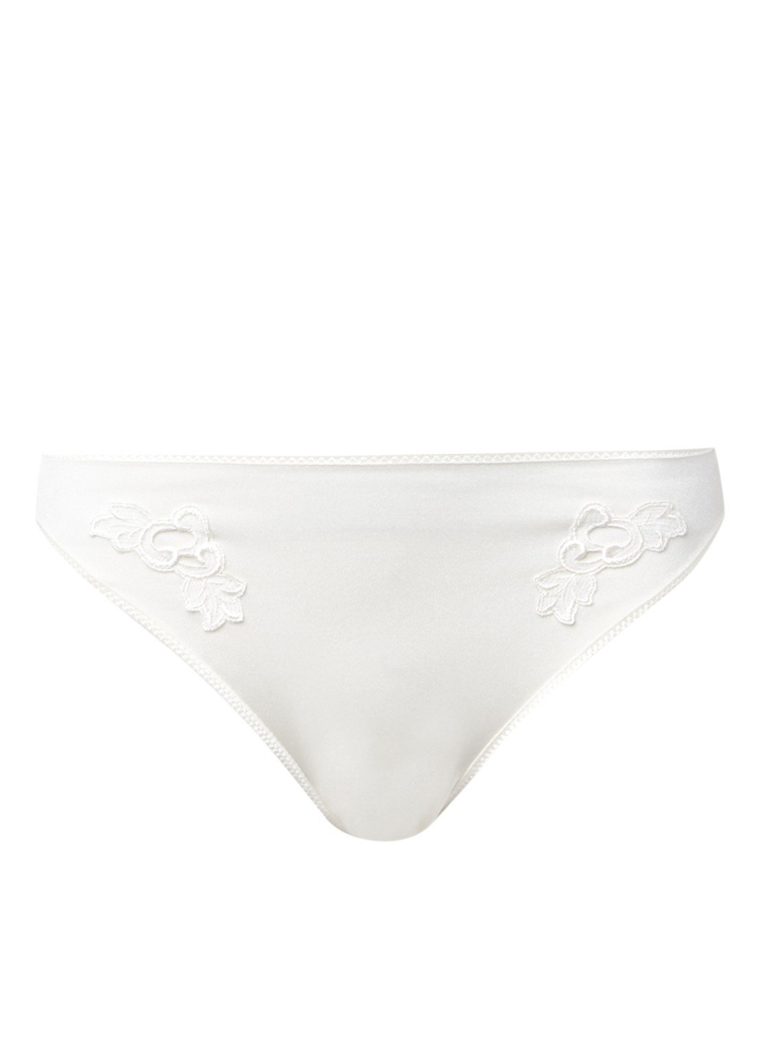 Chantelle Slip met borduring - voorkant 3 gebroken wit