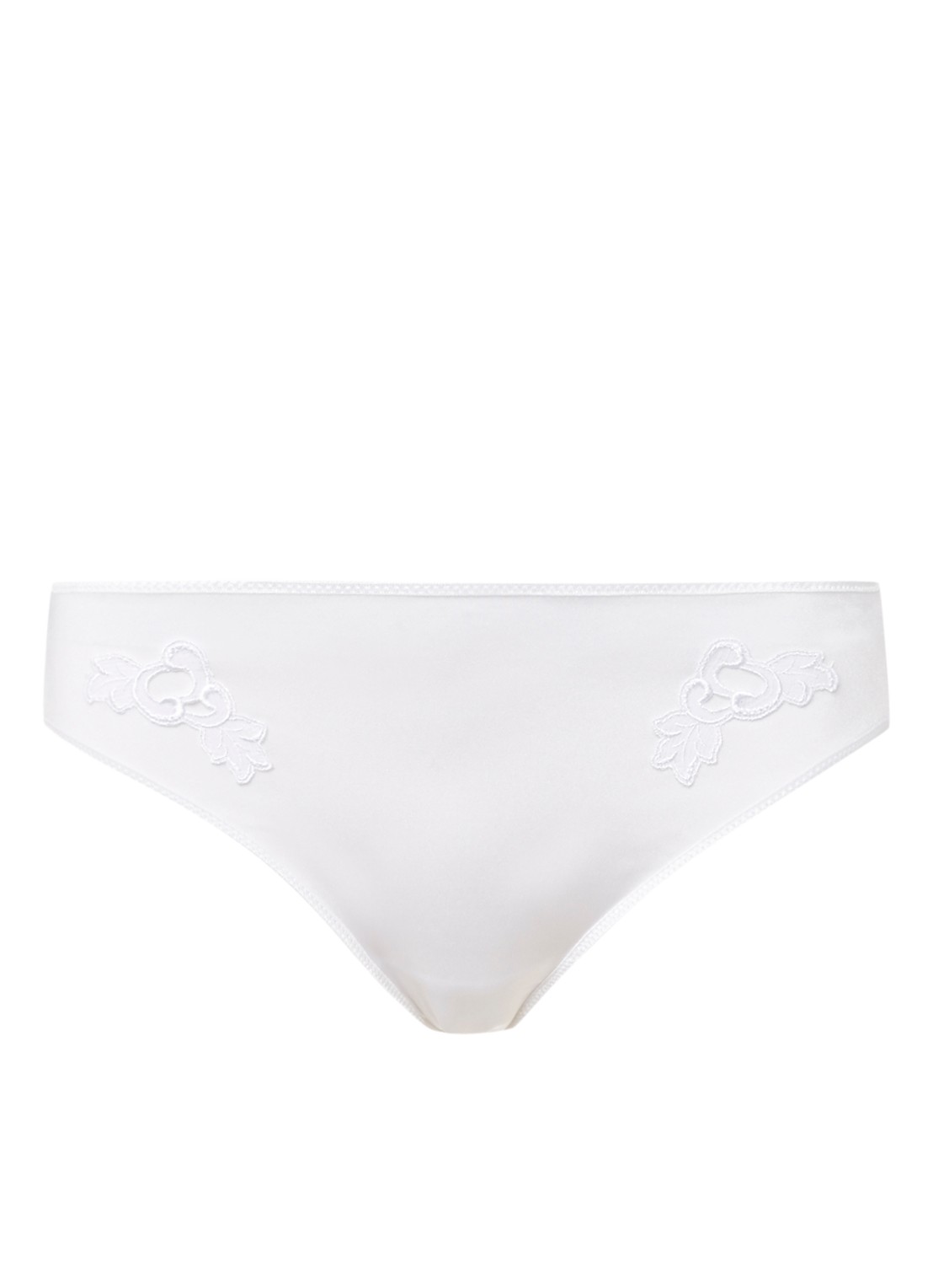 Chantelle Slip met borduring - voorkant wit