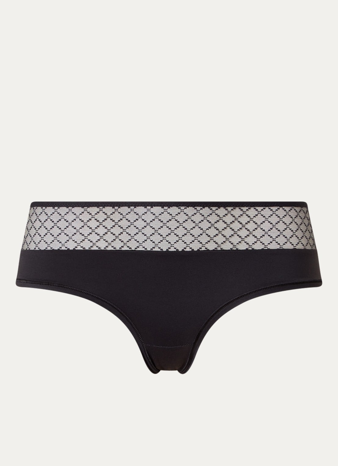 Chantelle Slip met kant - voorkant 2 zwart