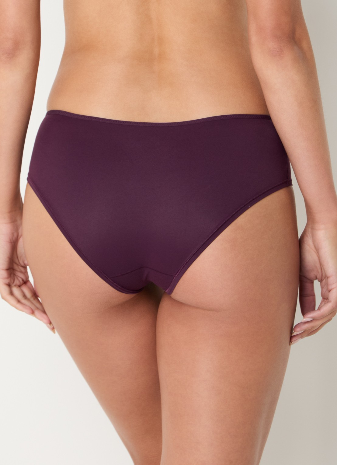 Chantelle Slip met kant - achterkant 3 aubergine