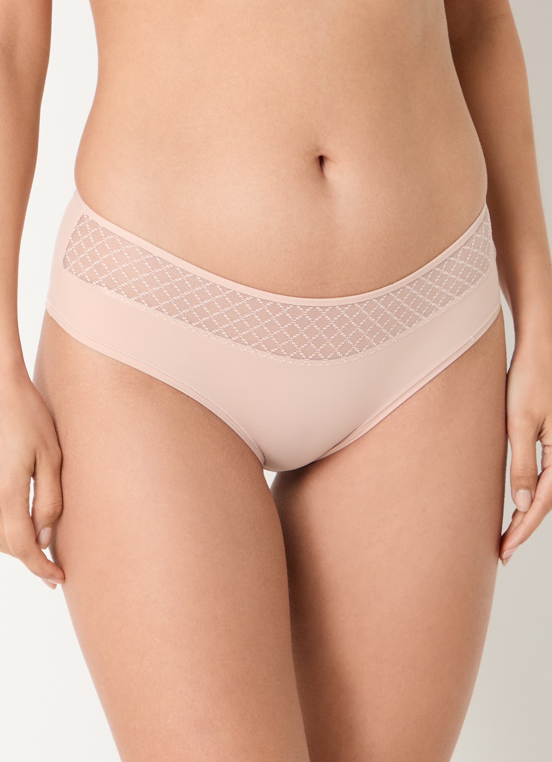Chantelle Slip met kant - detail 3 lichtroze