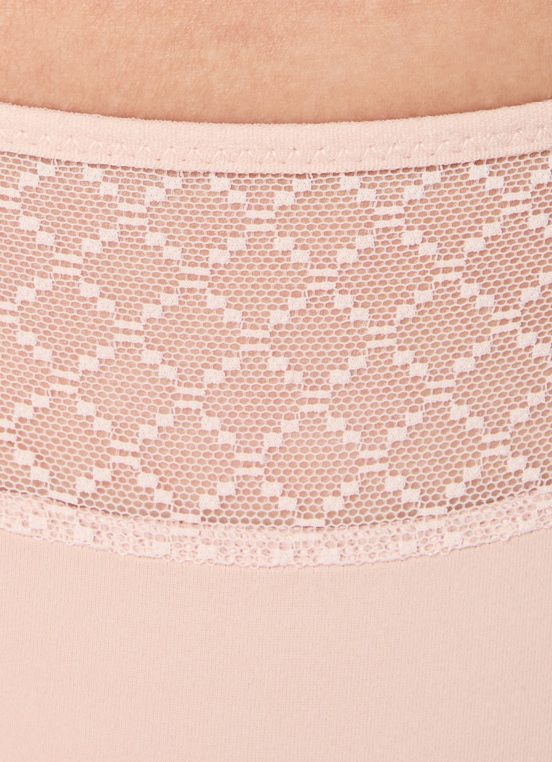 Chantelle Slip met kant - detail 4 lichtroze