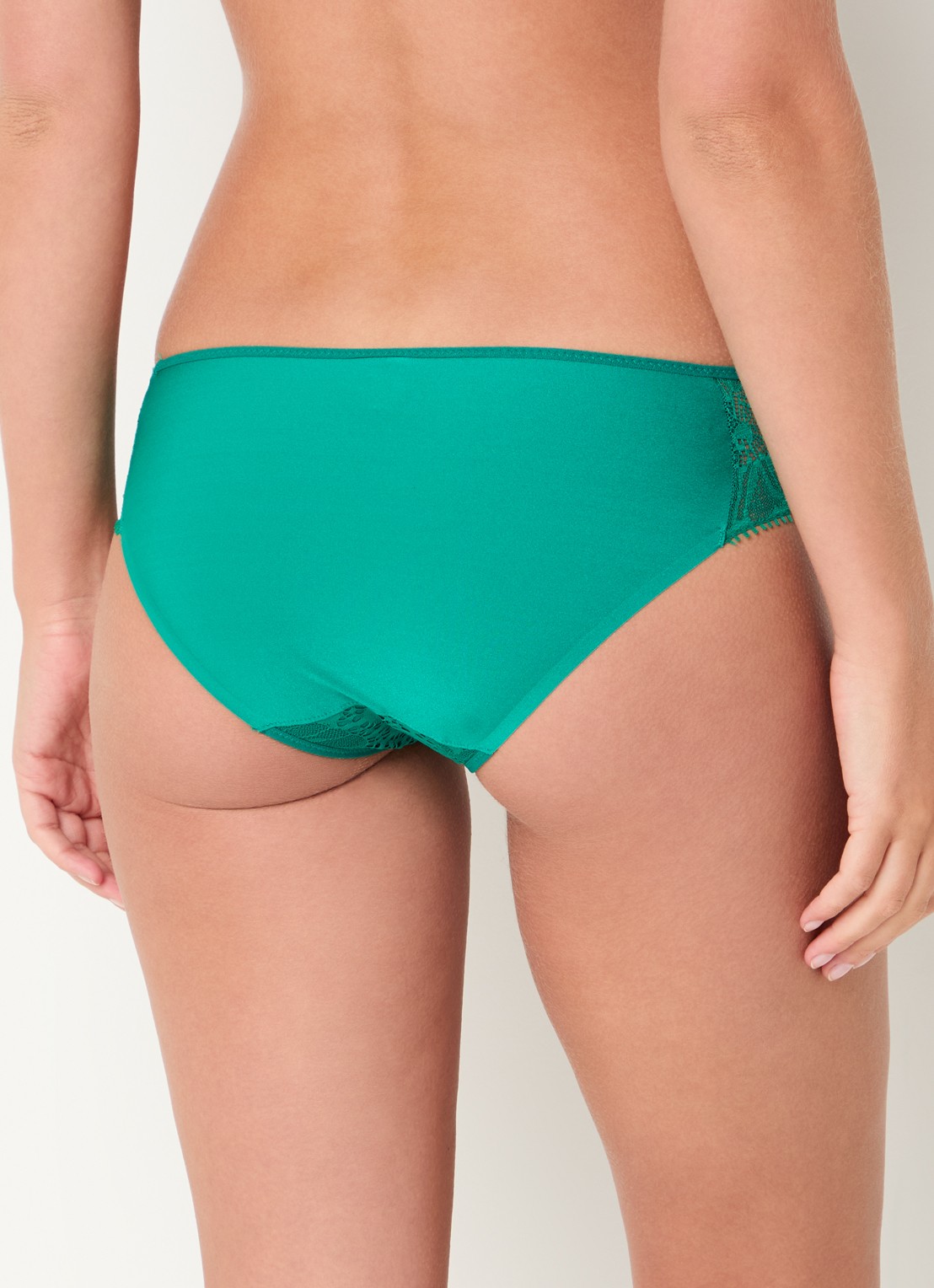 Chantelle Slip met kant - achterkant 5 groen
