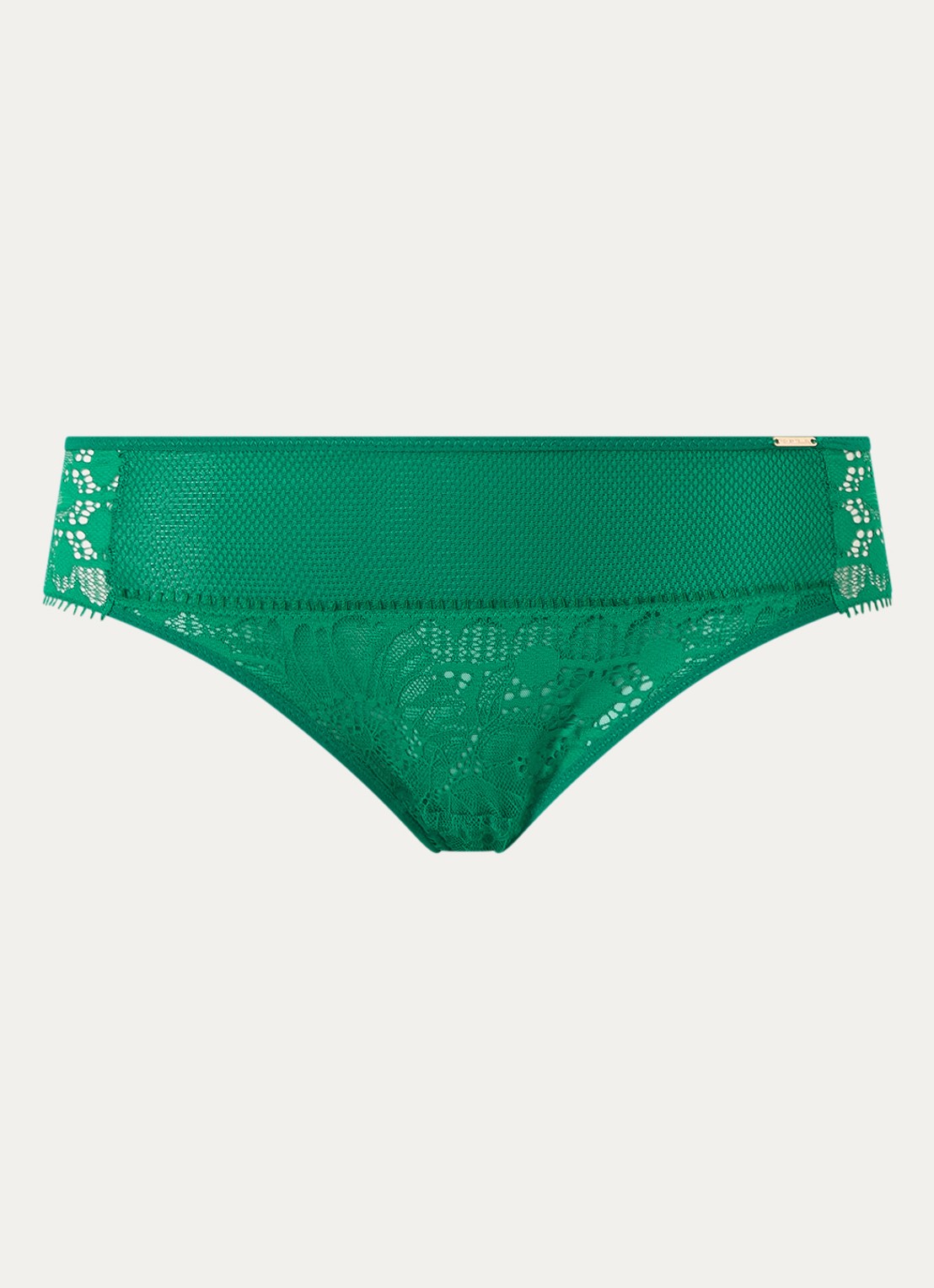Chantelle Slip met kant - voorkant 3 groen