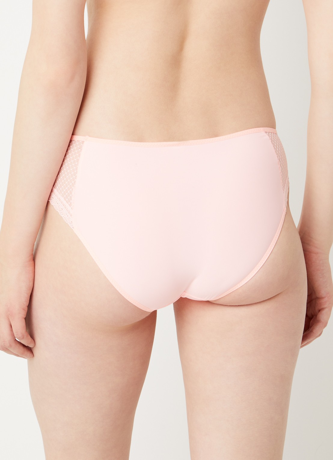 Chantelle Slip met kant - achterkant zalmroze