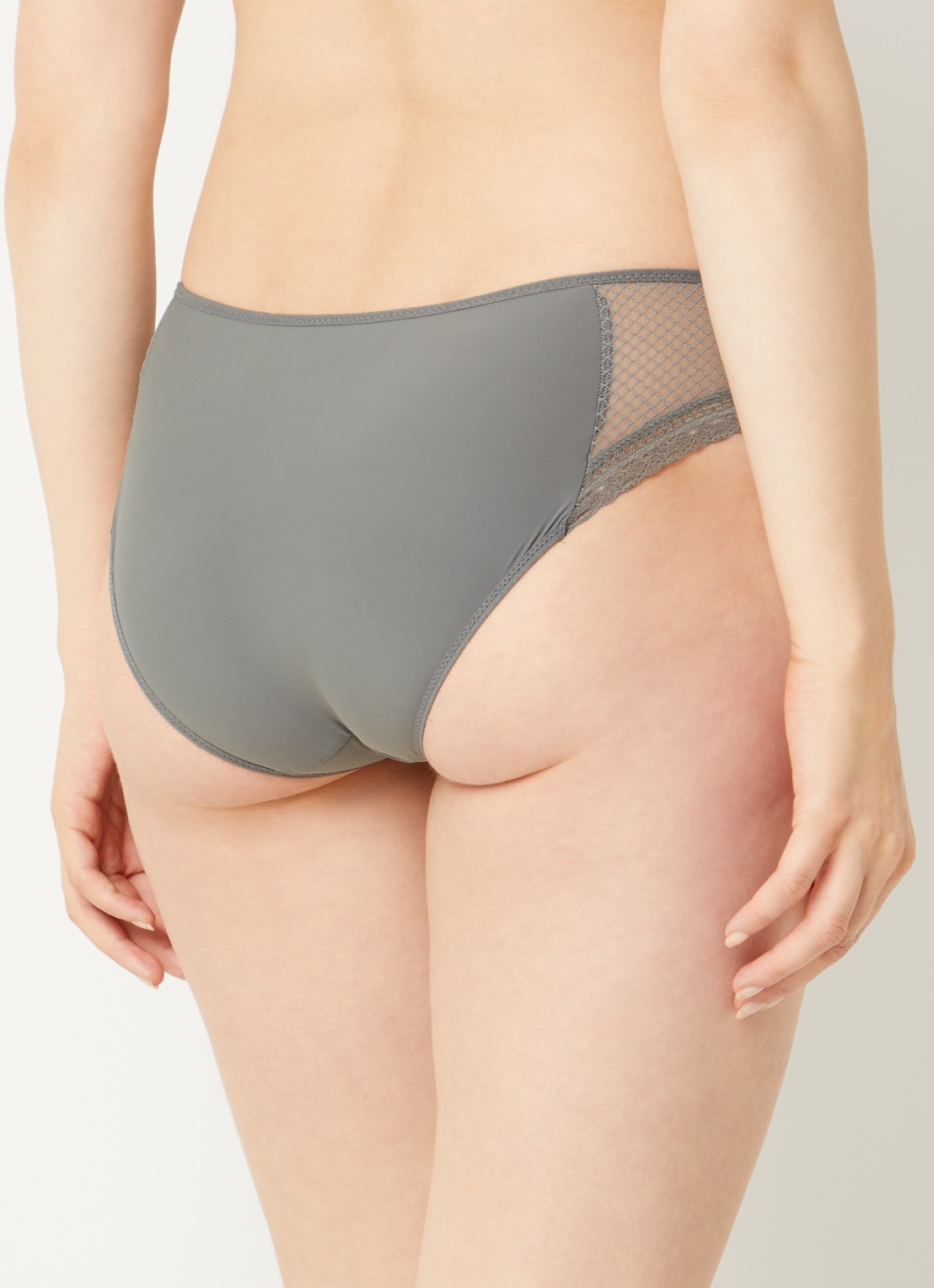 Chantelle Slip met kant - achterkant 3 olijfgroen