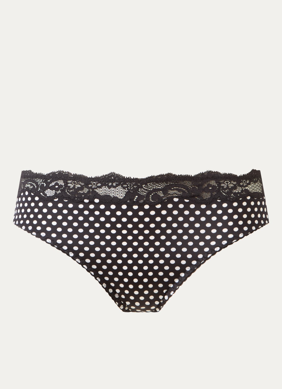 Chantelle Slip met print - voorkant zwart