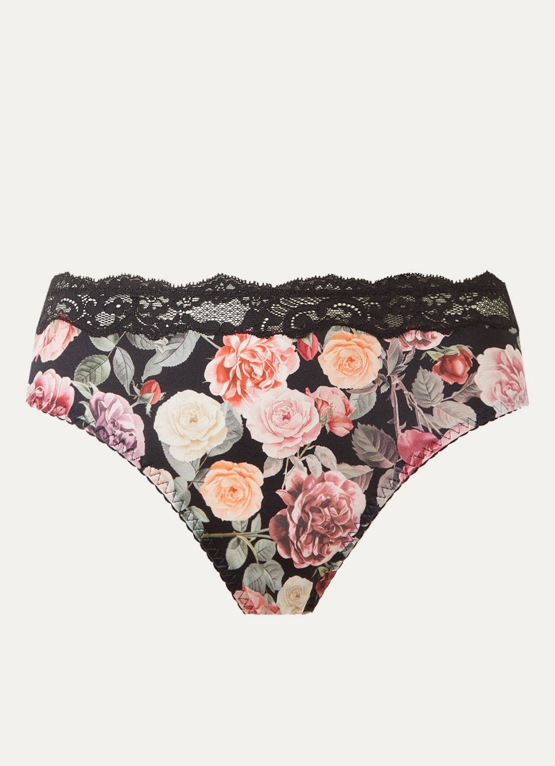 Chantelle Slip met print - voorkant 4 roze
