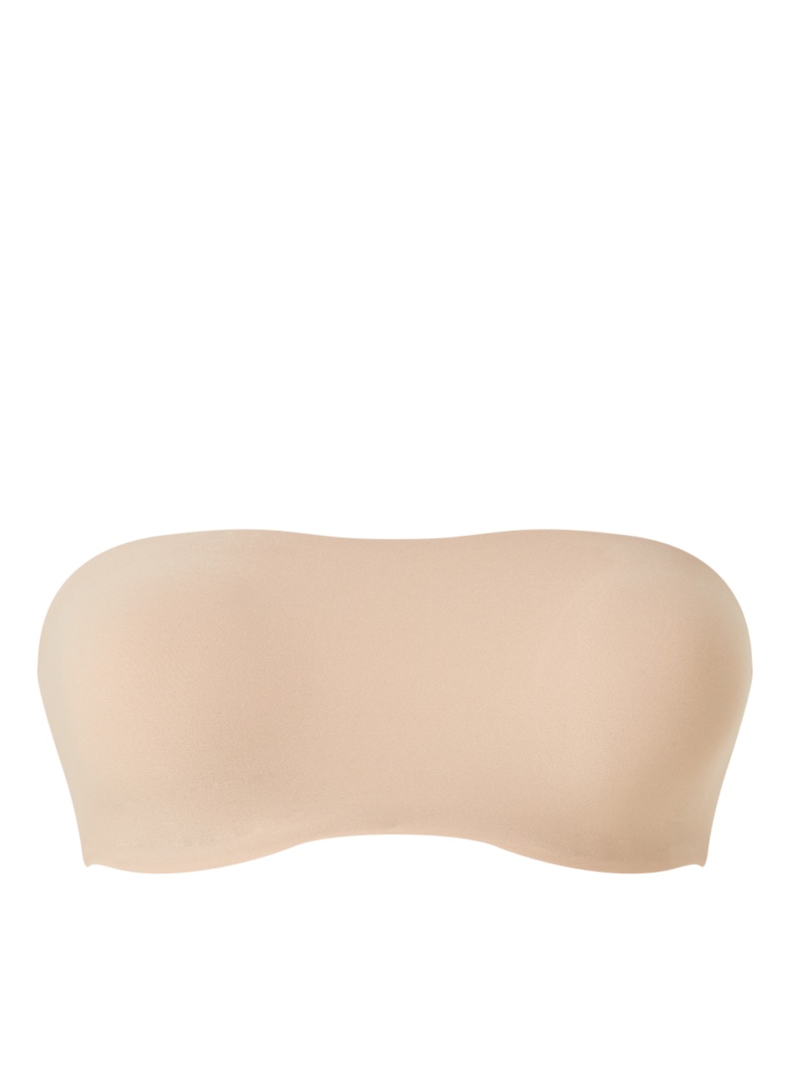 Chantelle Strapless bandeau bh - voorkant 2 beige