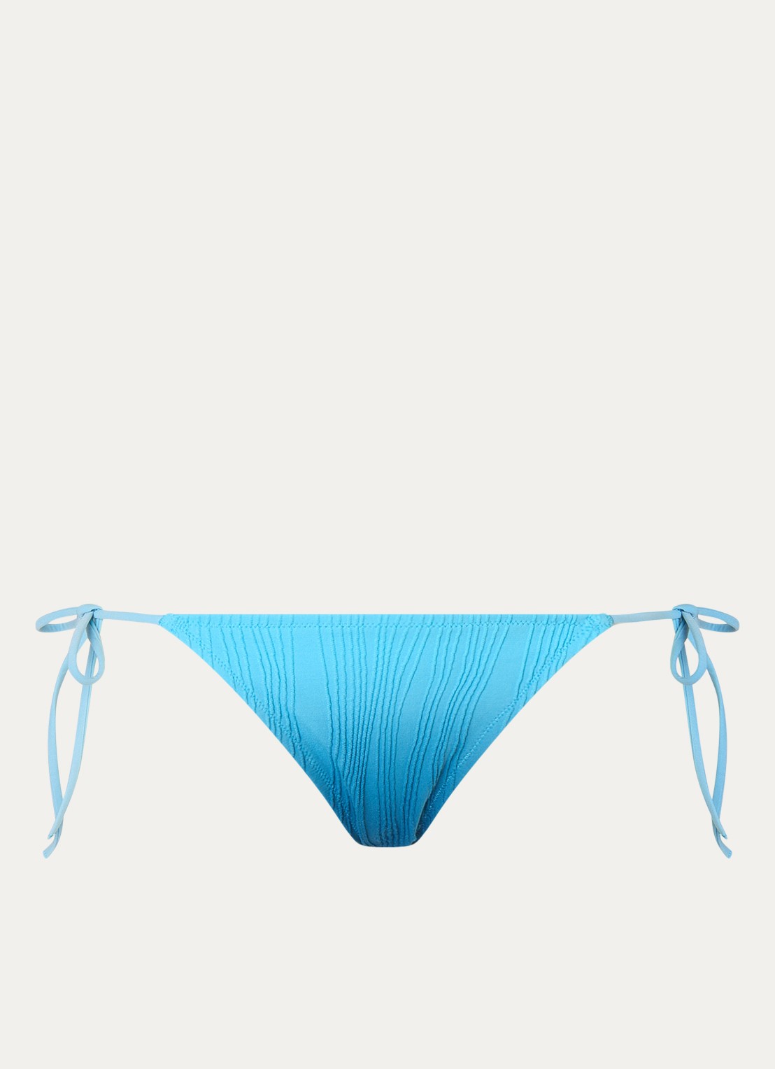 Chantelle Tanga bikinislip met structuur - voorkant blauw
